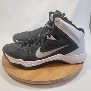 Nike Zoom HyperQuickness Basketball Sneakers Shoes Men 12 Black White